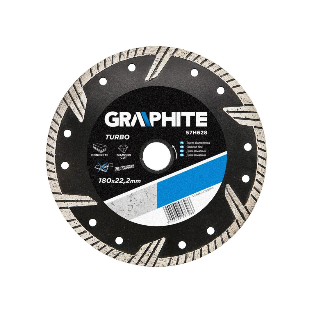 Deimantinis diskas skersmuo 180 mm,  Turbo