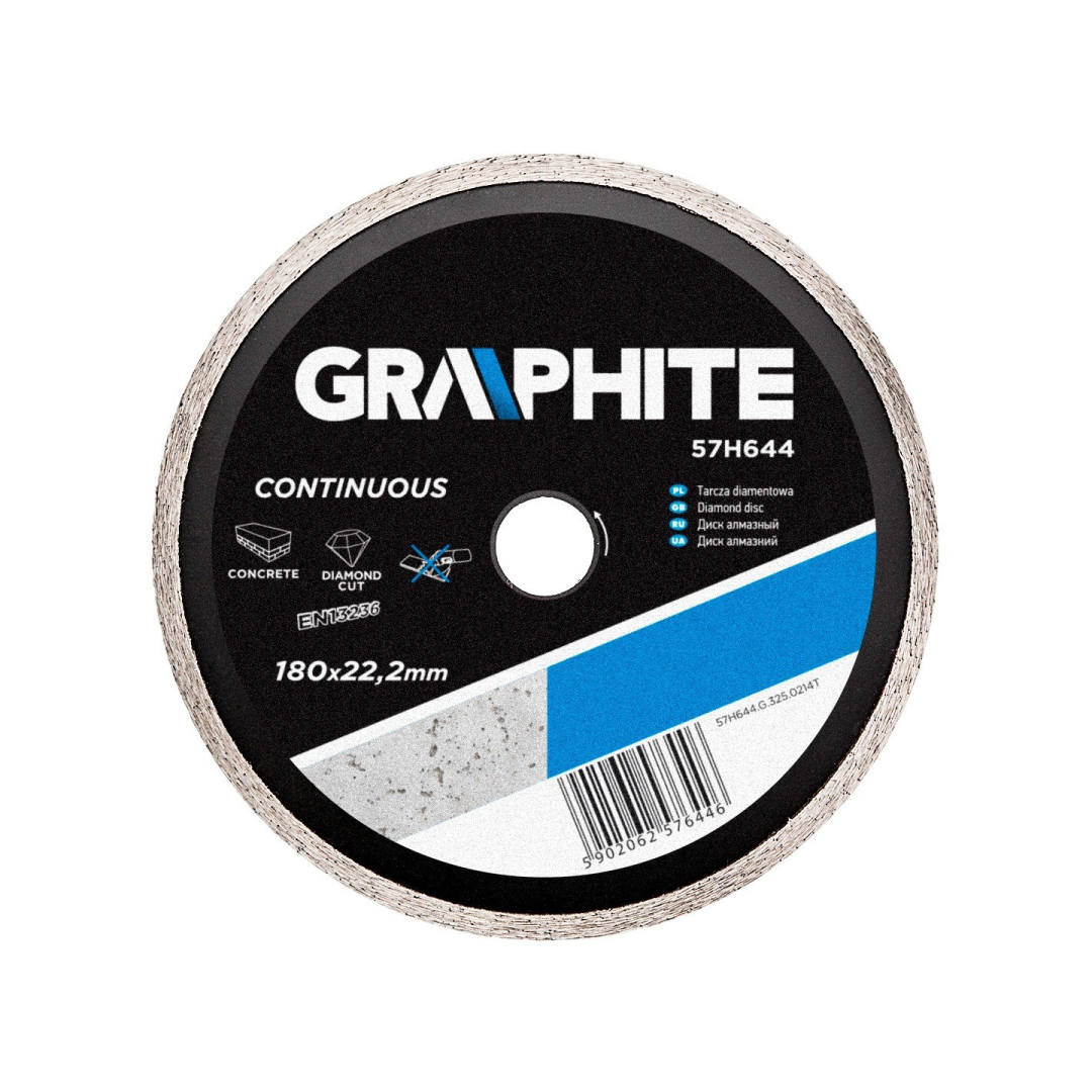 Deimantinis diskas skersmuo 180 mm,  vientisas
