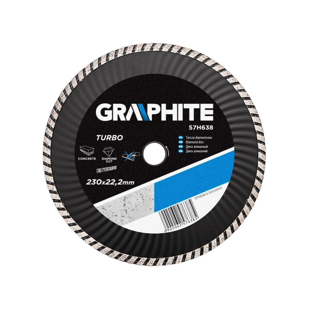 Deimantinis diskas skersmuo 230 mm,  Turbo Wave Deimantinis diskas skersmuo 230 mm,  Turbo Wave