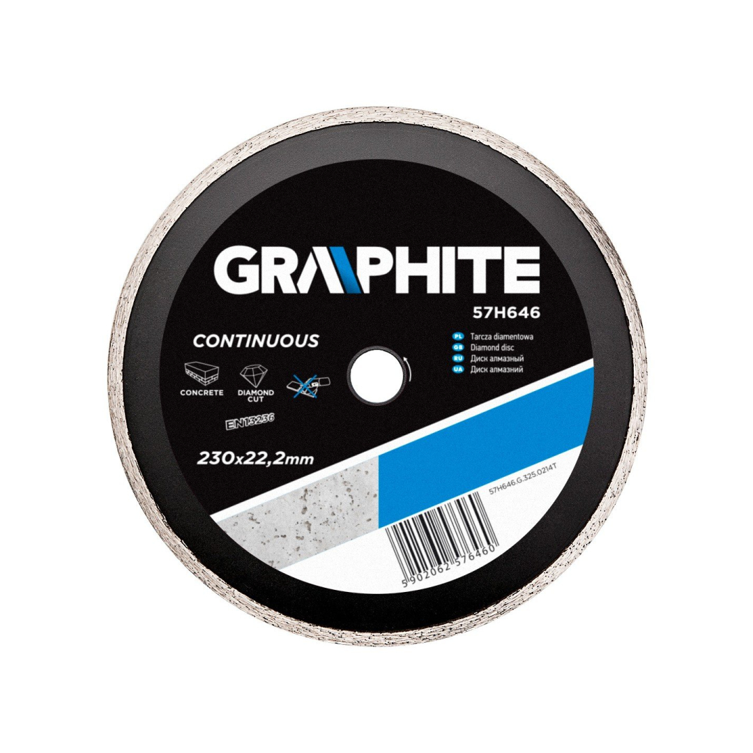 Deimantinis diskas skersmuo 230 mm,  vientisas Deimantinis diskas skersmuo 230 mm,  vientisas