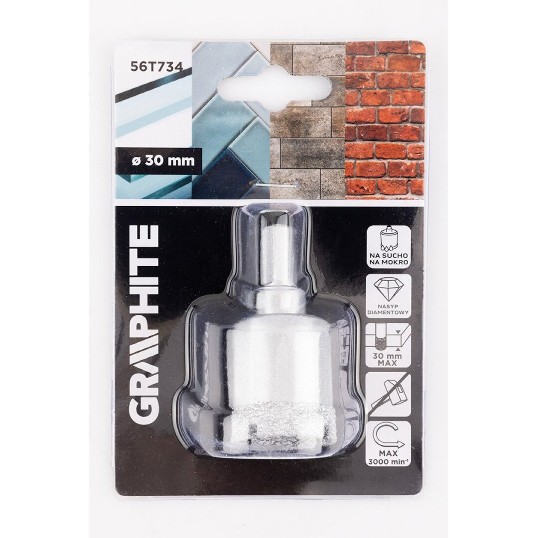 Deimantinis grąžtas 30 mm 1