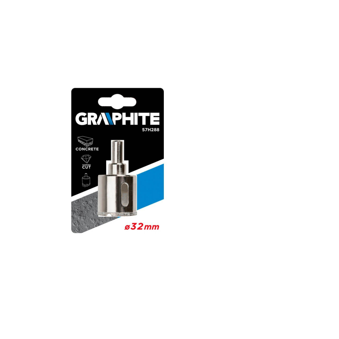 Deimantinis karūninis grąžtas 32mm 1 Deimantinis karūninis grąžtas 32mm 1