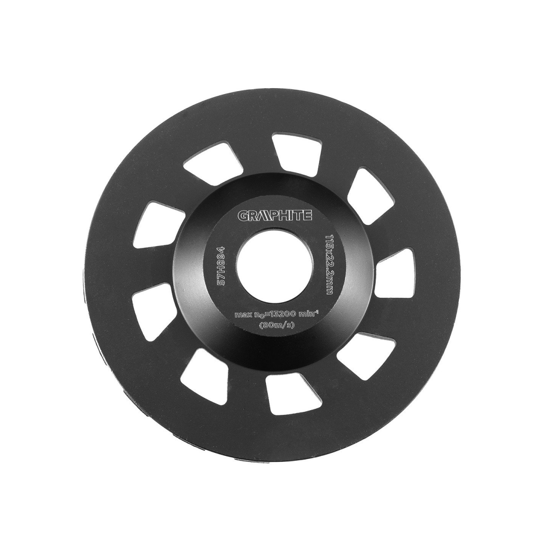 Deimantinis šlifavimo diskas 115 x 22,2 x 5 mm, C segmentas 2