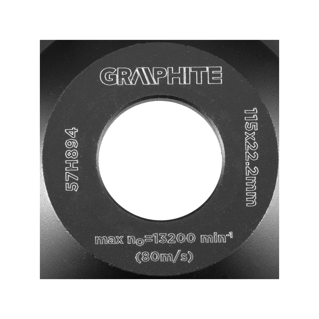 Deimantinis šlifavimo diskas 115 x 22,2 x 5 mm, C segmentas 3