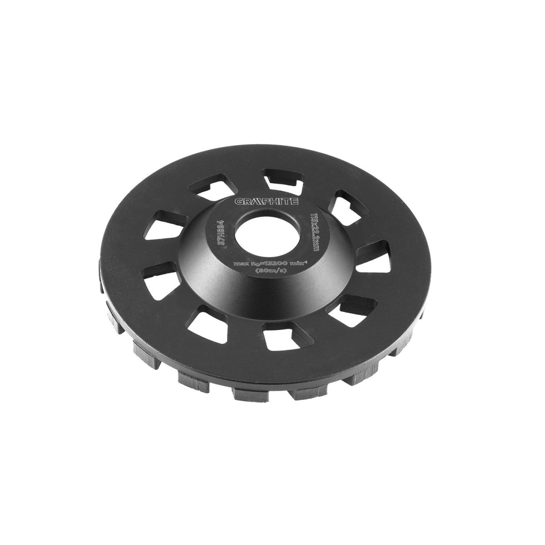 Deimantinis šlifavimo diskas 115 x 22,2 x 5 mm, C segmentas