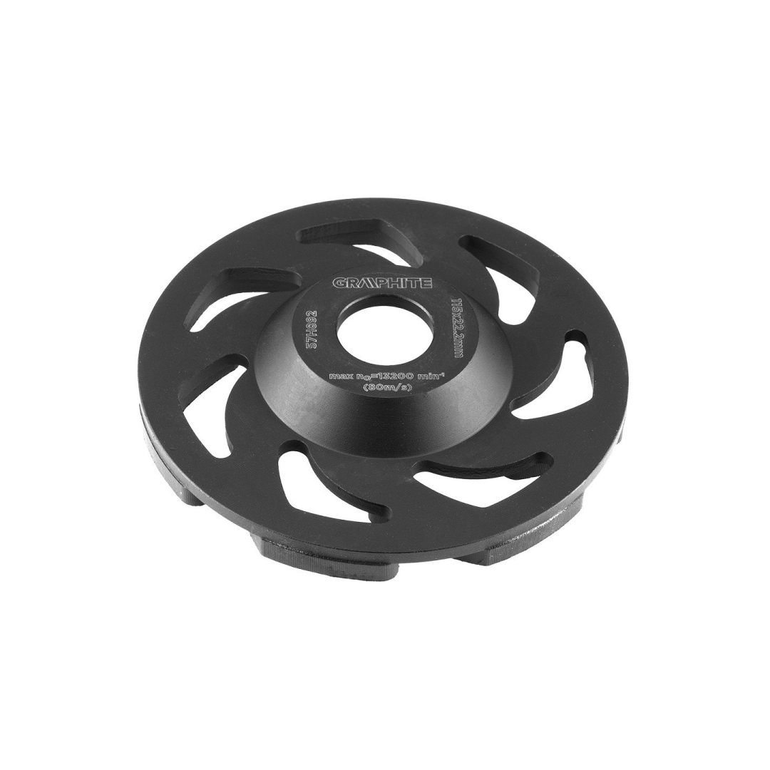 Deimantinis šlifavimo diskas 115 x 22,2 x 5 mm, L segmentas Deimantinis šlifavimo diskas 115 x 22,2 x 5 mm, L segmentas