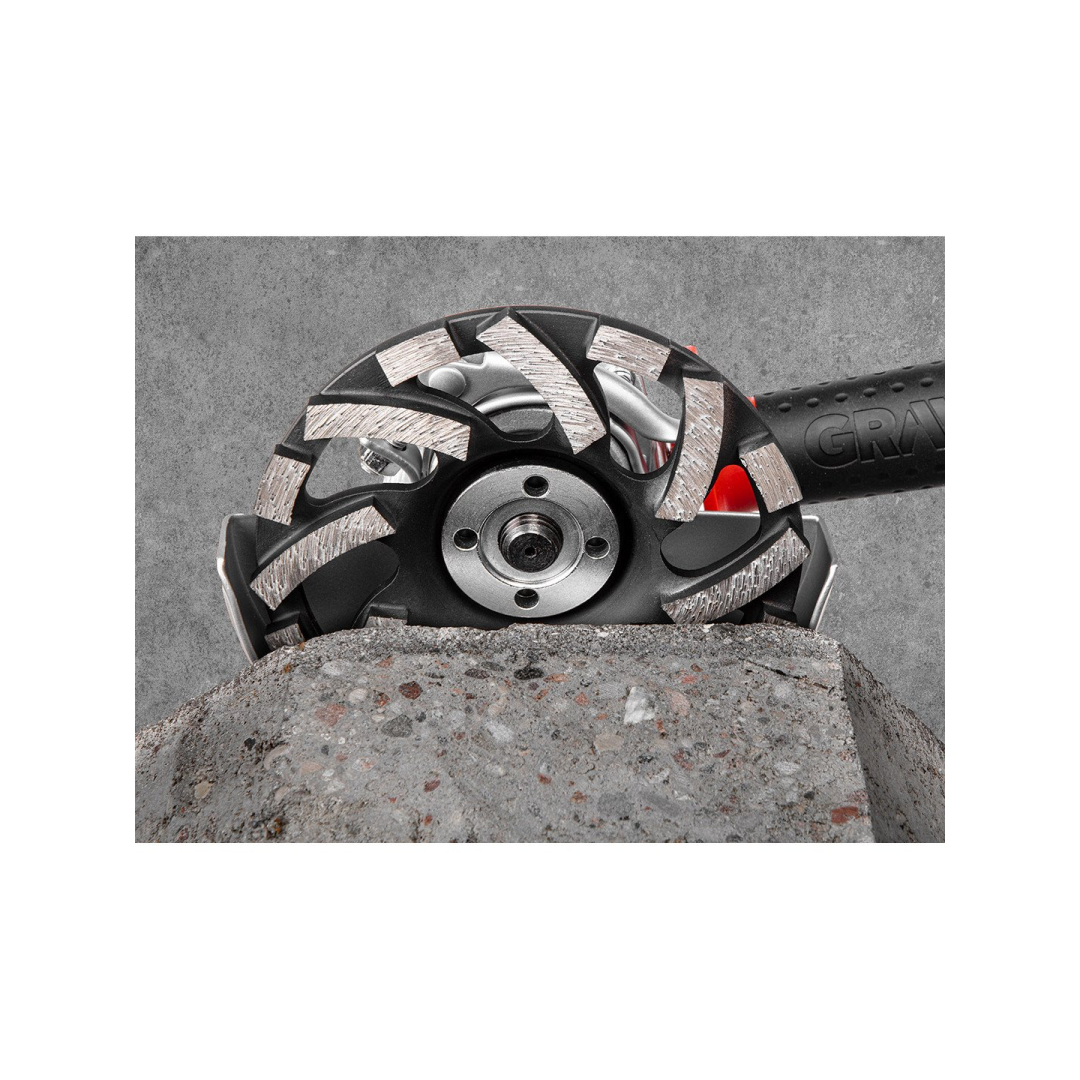 Deimantinis šlifavimo diskas 125 x 22,2 x 5 mm, didelis atsparumas 1 Deimantinis šlifavimo diskas 125 x 22,2 x 5 mm, didelis atsparumas 1