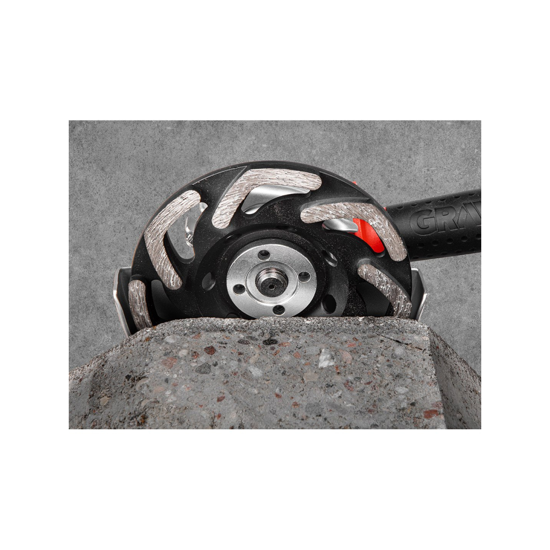 Deimantinis šlifavimo diskas 125 x 22,2 x 5 mm, L segmentas 1