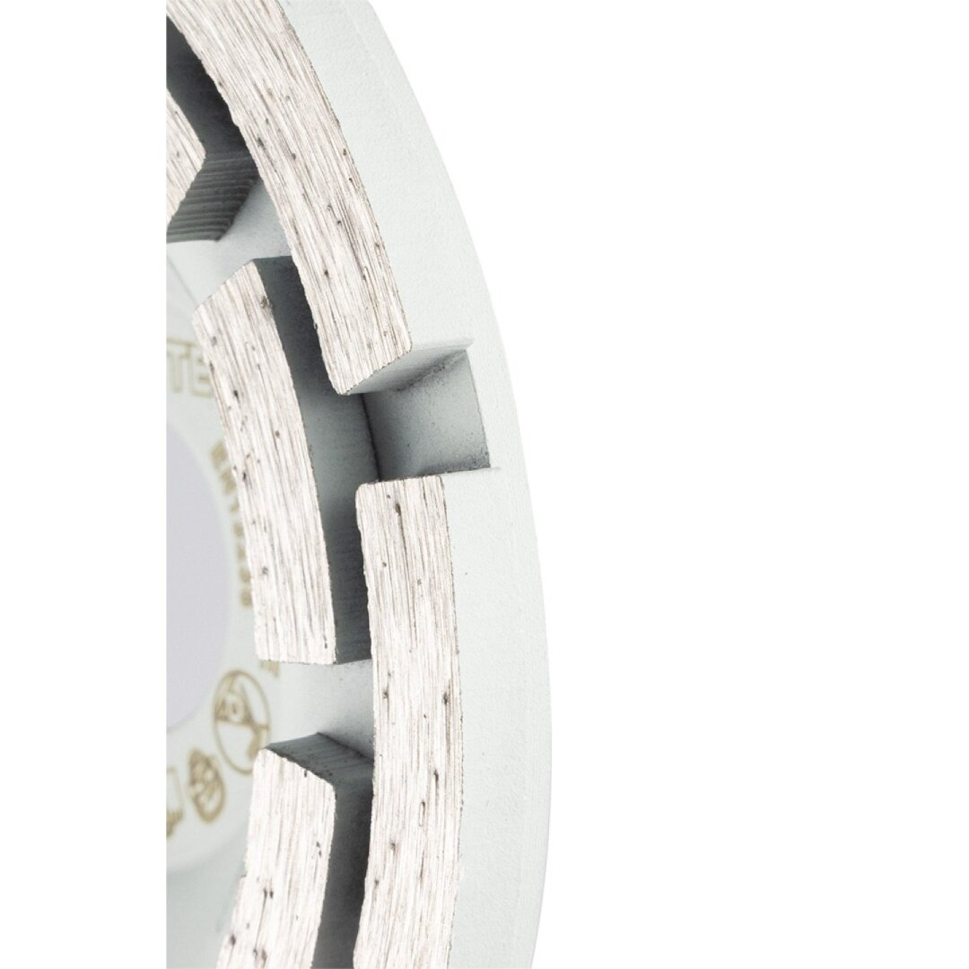 Deimantinis šlifavimo diskas, 2 segmentai, 125 x 22,2 mm, sausa 6 Deimantinis šlifavimo diskas, 2 segmentai, 125 x 22,2 mm, sausa 6