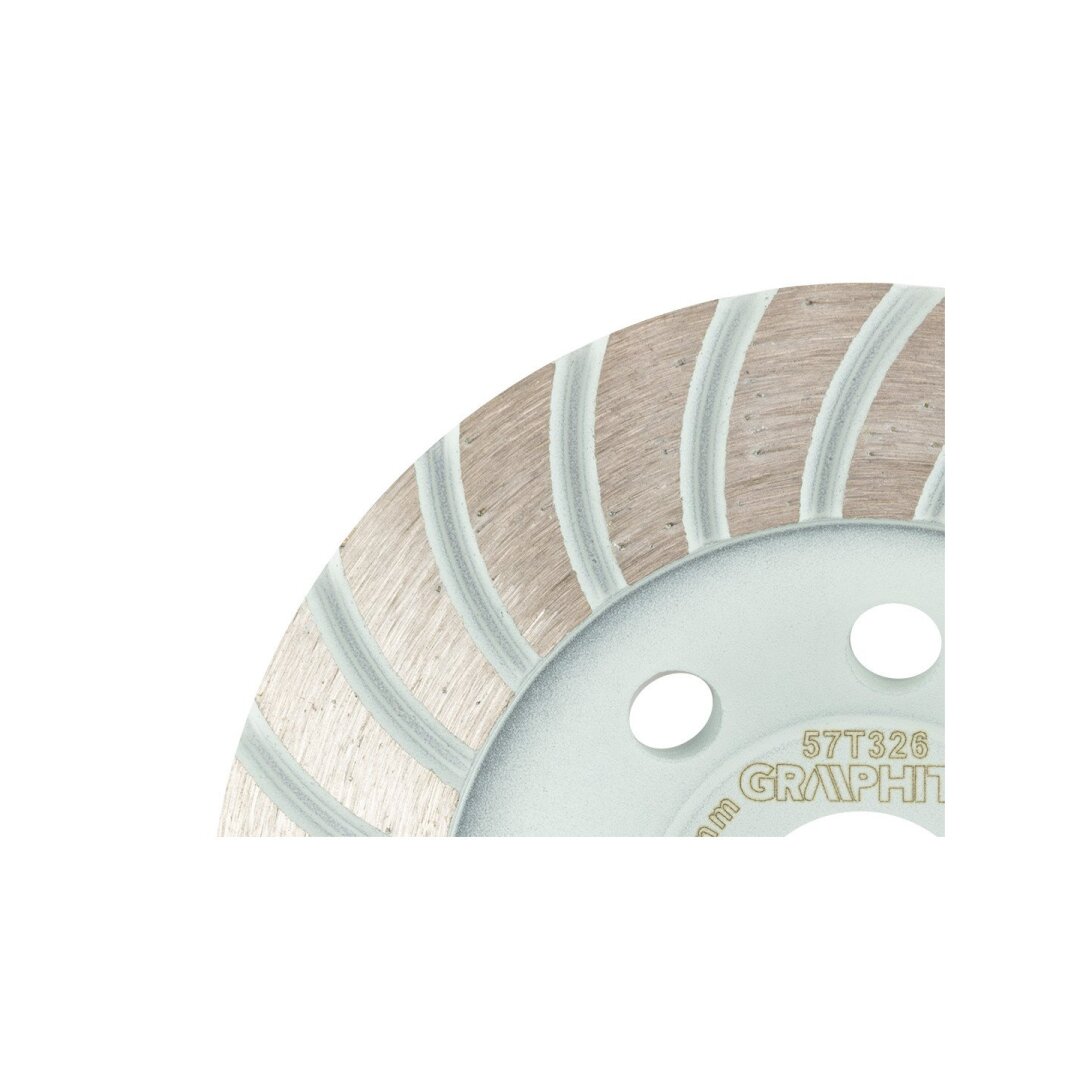 Deimantinis šlifavimo diskas, turbo, 115 x 22,2 mm, sausam pjovimui 2