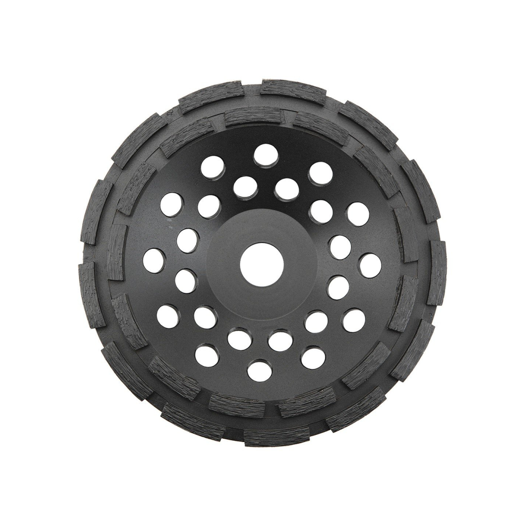 Deimantinis šlifavimo diskas115x5x22,2mm dvigubas Deimantinis šlifavimo diskas115x5x22,2mm dvigubas