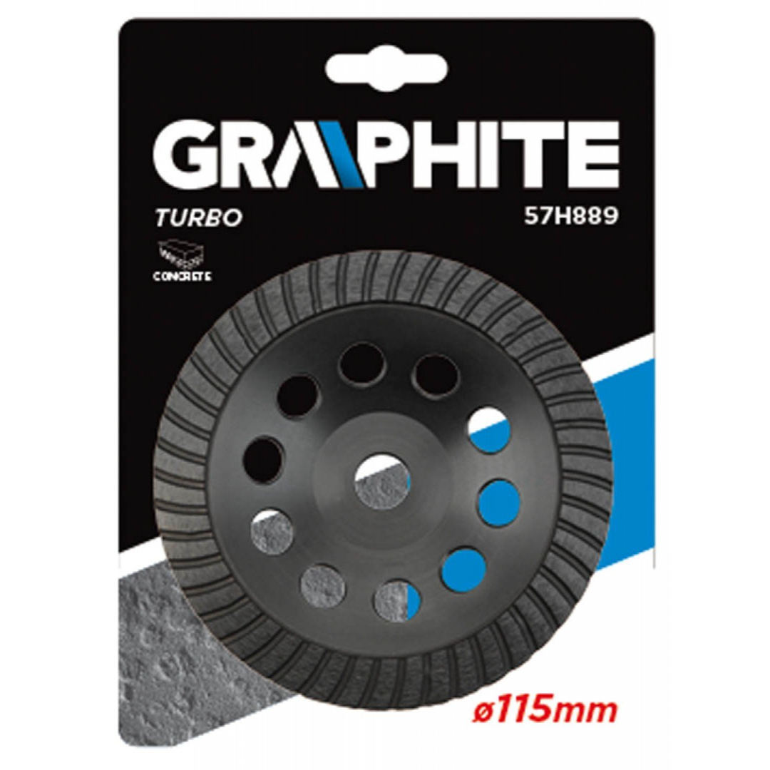 Deimantinis šlifavimo diskas115x5x22,2mm turbo 1 Deimantinis šlifavimo diskas115x5x22,2mm turbo 1