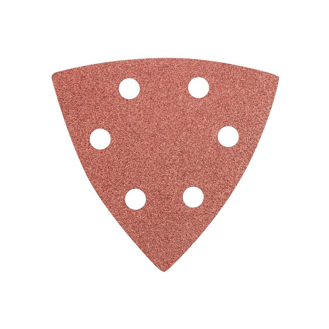 Delta Šlifavimo popierius 93 x 93 mm, K100, 5 vnt., su skylutėmis