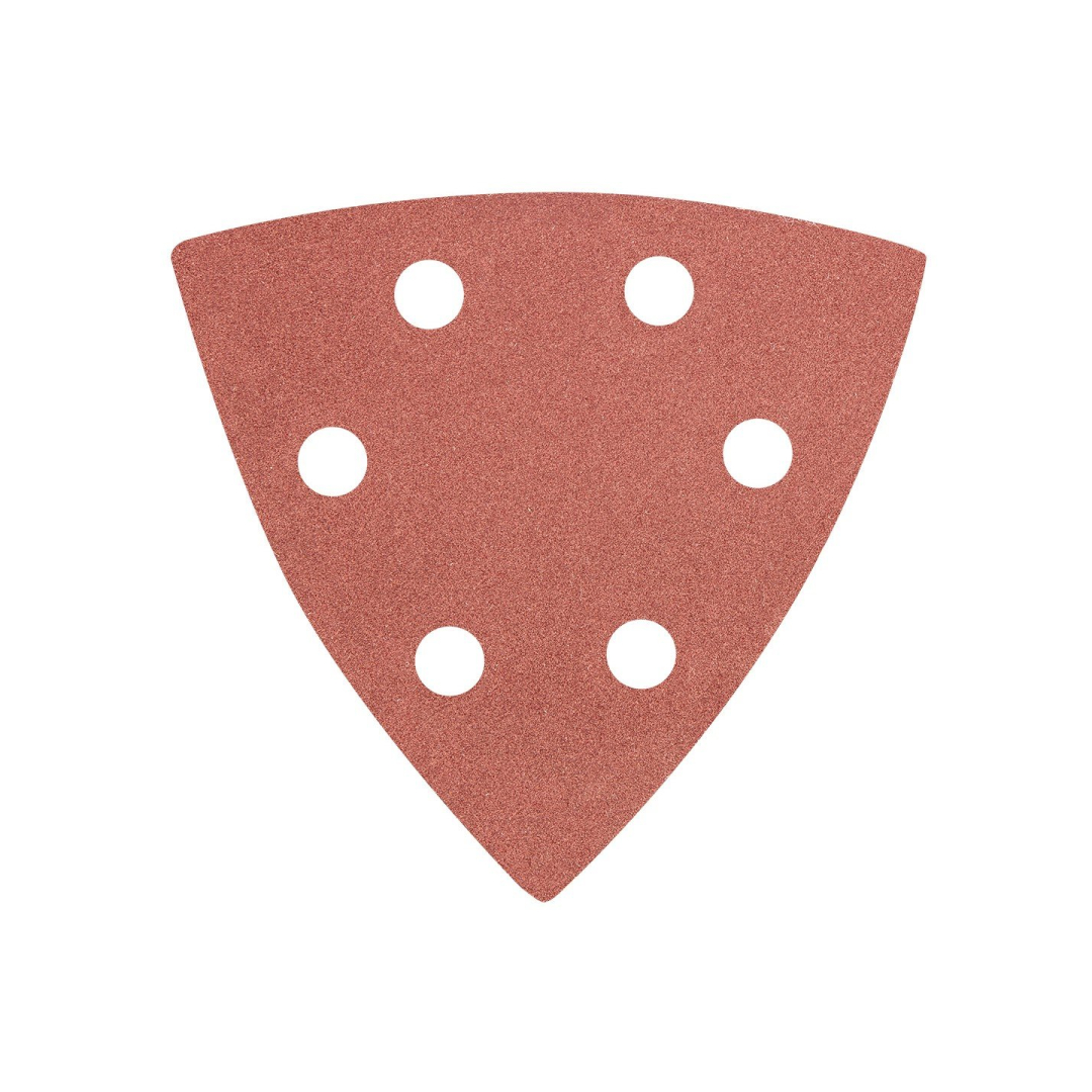 Delta Šlifavimo popierius 93 x 93 mm, K240, 5 vnt., su skylutėmis