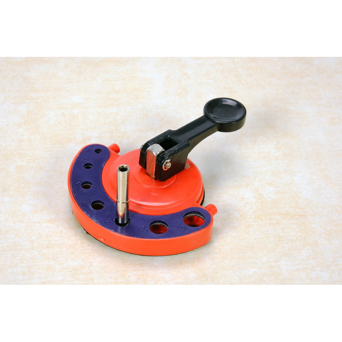 Deimantinių karūnų rinkinys su kreipiančiuoju bėgeliu Vorel, 5 vnt 3 Deimantinių karūnų rinkinys su kreipiančiuoju bėgeliu Vorel, 5 vnt 3