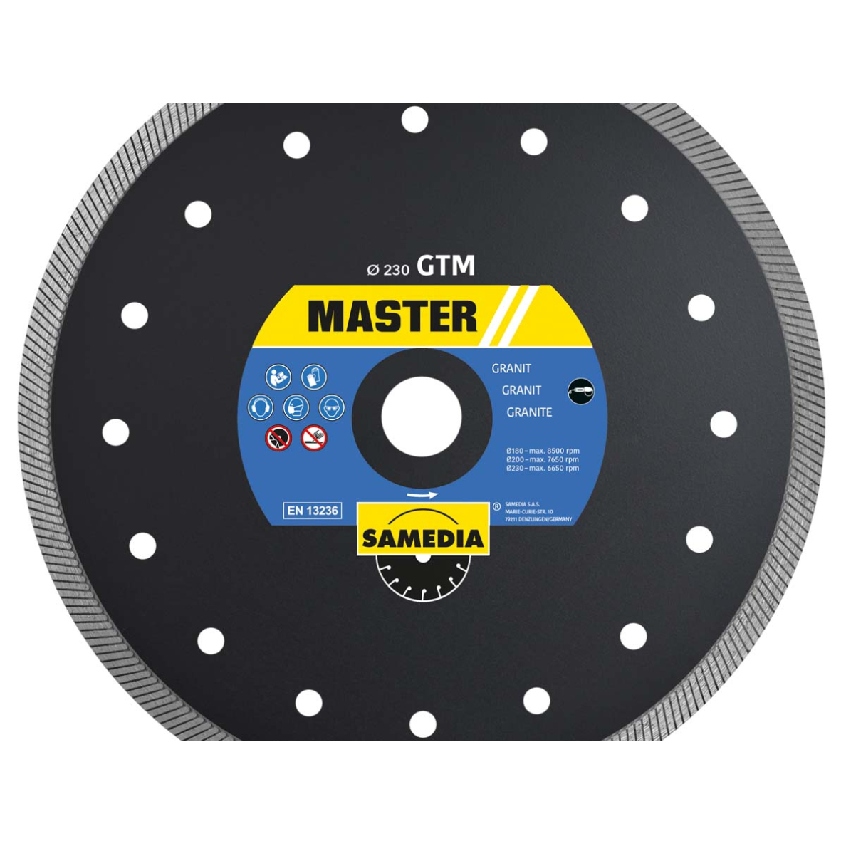 Deim. dis.„SAMEDIA" GTM 350x30/25,4