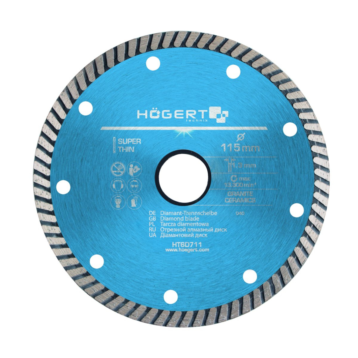 Deimantinis diskas 115 mm, super plonas