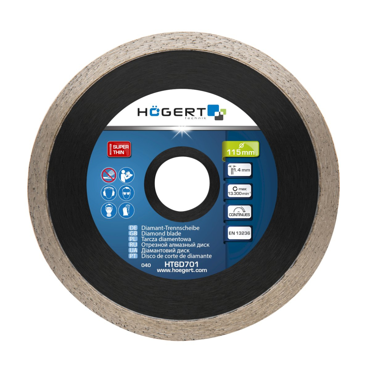 Deimantinis diskas 115 mm Deimantinis diskas 115 mm