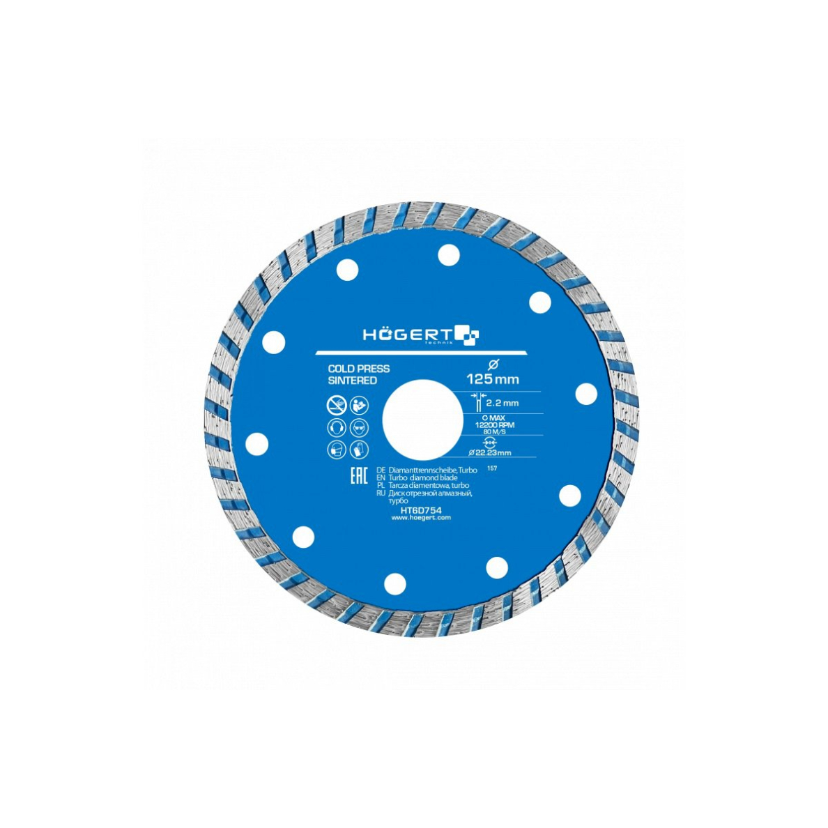 Deimantinis diskas 125mm