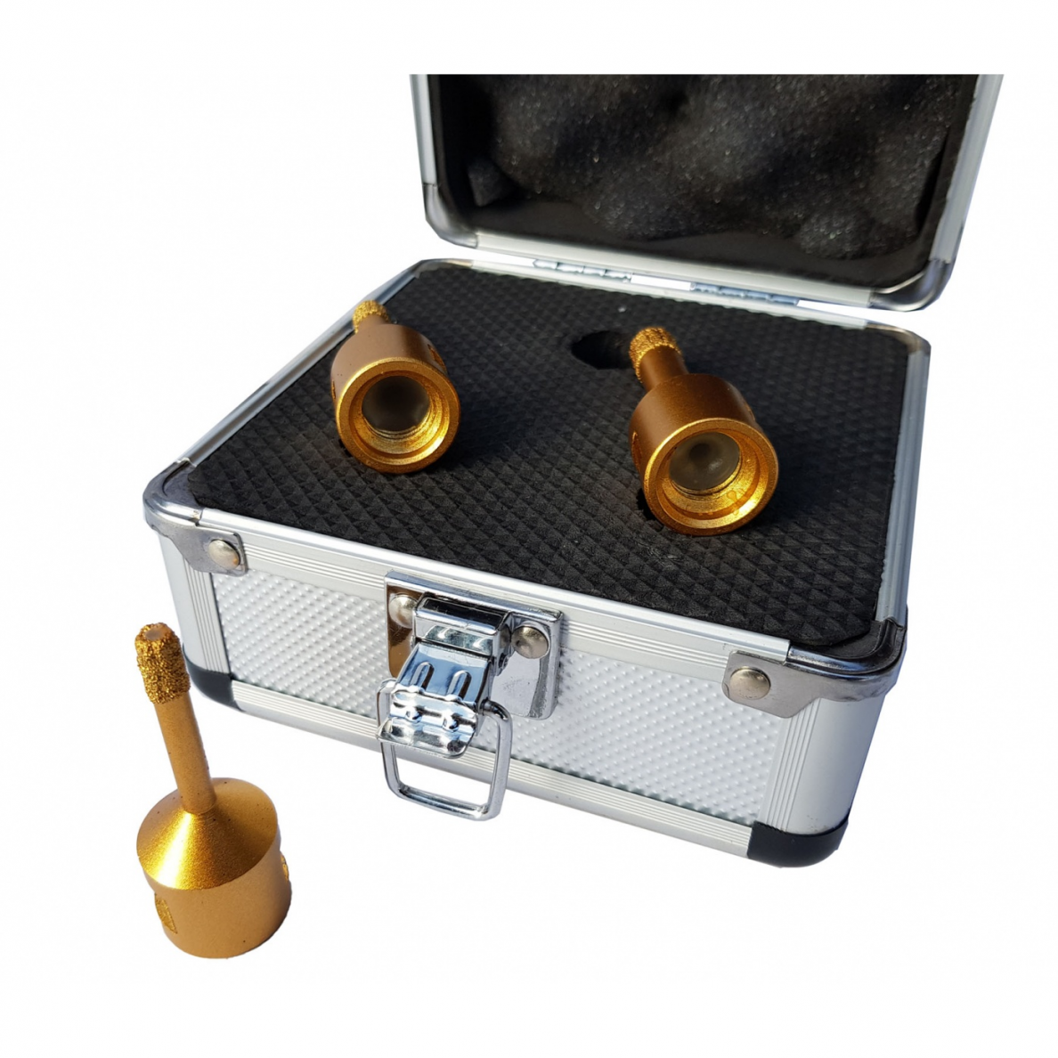 Deimantinių karūnų rinkinys kampiniam šlifuokliui Essen tools, M14, 3 vnt 1 Deimantinių karūnų rinkinys kampiniam šlifuokliui Essen tools, M14, 3 vnt 1