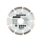 Deimantinis segmentinis pjovimo diskas, 115 x 22,2 mm, sausam ir šlapiam pjovimui