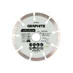 Deimantinis segmentinis pjovimo diskas, 115 x 22,2 mm, sausam pjovimui