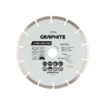 Deimantinis segmentinis pjovimo diskas, 180 x 25,4 mm, sausam pjovimui