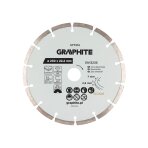 Deimantinis segmentinis pjovimo diskas, 230 x 22,2 mm, sausam ir šlapiam pjovimui