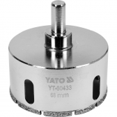 Deimantinis cilindrinis grąžtas Yato, 68 mm
