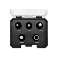 Deimantiniai pjūklai (6, 8, 10, 12, 16 mm), 5 dalių rinkinys.