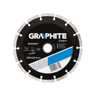 Deimantinis diskas 200x25,4mm segmented