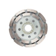 Deimantinis šlifavimo diskas, 2 segmentai, 115 x 22,2 mm, sausa