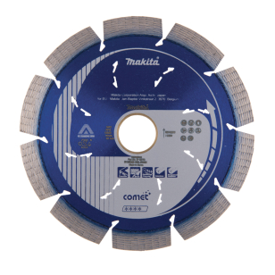 Deimantinis diskas Makita B-12778, 125mm COMET RAPID