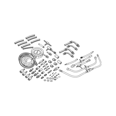 Degalų įpurškimo purkštukų slėgio bandymo rinkinys 5 Degalų įpurškimo purkštukų slėgio bandymo rinkinys 5