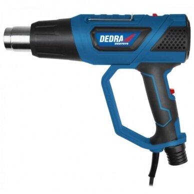 Degiklis piktžolėms - statybinis fenas DEDRA DED7975 2000W, 3W1 3 Degiklis piktžolėms - statybinis fenas DEDRA DED7975 2000W, 3W1 3