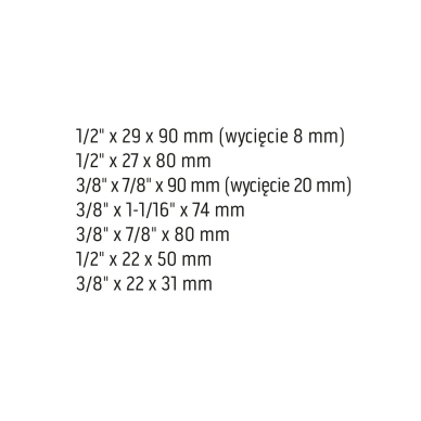 Deguonies jutiklio lizdas, 7 vnt. 8