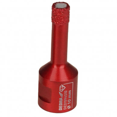 Deimantinė gręžimo karūna Dedra DED1594S10, M14, 10 mm Deimantinė gręžimo karūna Dedra DED1594S10, M14, 10 mm