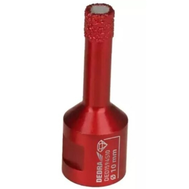 Deimantinė gręžimo karūna Dedra DED1594S10, M14, 10 mm 1 Deimantinė gręžimo karūna Dedra DED1594S10, M14, 10 mm 1