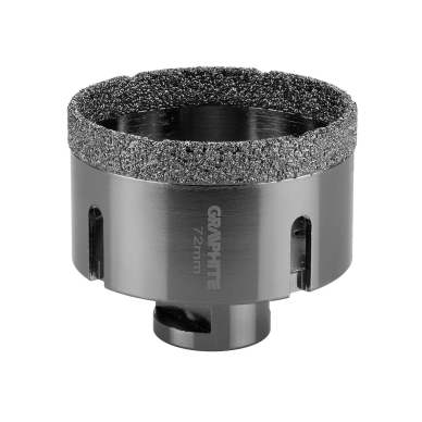 Deimantinė gręžimo karūnėlė 72 mm x M14 Deimantinė gręžimo karūnėlė 72 mm x M14
