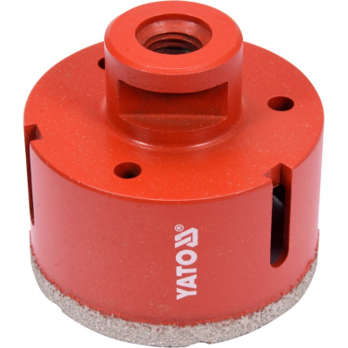 Deimantinė karūna kampiniam šlifuokliui Yato, M14, 68 mm 1 Deimantinė karūna kampiniam šlifuokliui Yato, M14, 68 mm 1