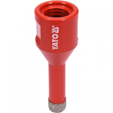 Deimantinė karūna kampiniam šlifuokliui Yato, M14, 10 mm 1 Deimantinė karūna kampiniam šlifuokliui Yato, M14, 10 mm 1