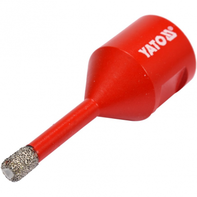 Deimantinė karūna kampiniam šlifuokliui Yato, M14, 6 mm 1 Deimantinė karūna kampiniam šlifuokliui Yato, M14, 6 mm 1