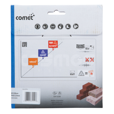 Deimantinis diskas Makita B-12778, 125mm COMET RAPID 3 Deimantinis diskas Makita B-12778, 125mm COMET RAPID 3
