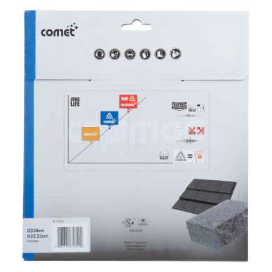 Deimantinis diskas Makita B-13035, 230mm COMET 3 Deimantinis diskas Makita B-13035, 230mm COMET 3