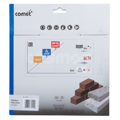 Deimantinis diskas Makita B-12784, 230mm COMET RAPID 3 Deimantinis diskas Makita B-12784, 230mm COMET RAPID 3