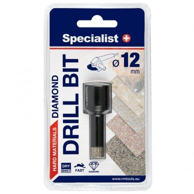 Deimantinis grąžtas „Specialist+" D12 M14 2