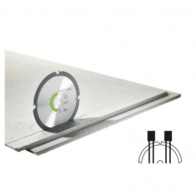 Deimantinis pjovimo diskas ABRASIVE MATERIALS Festool DIA 160x1,8x20 F4 (205558) 2 Deimantinis pjovimo diskas ABRASIVE MATERIALS Festool DIA 160x1,8x20 F4 (205558) 2