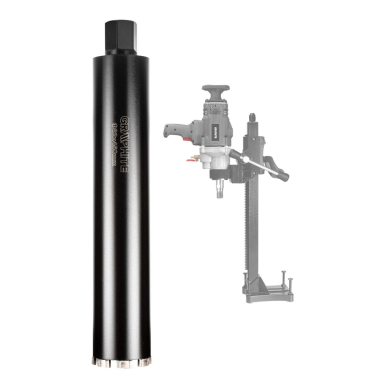 Deimantinis skylių pjūklas 58G540 82×450mm×8T 6