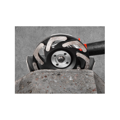 Deimantinis šlifavimo diskas 115 x 22,2 x 5 mm, L segmentas 1