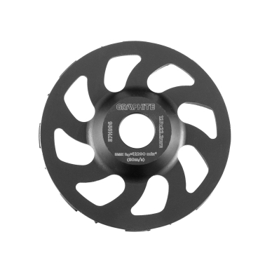 Deimantinis šlifavimo diskas 125 x 22,2 x 5 mm, didelis atsparumas 2